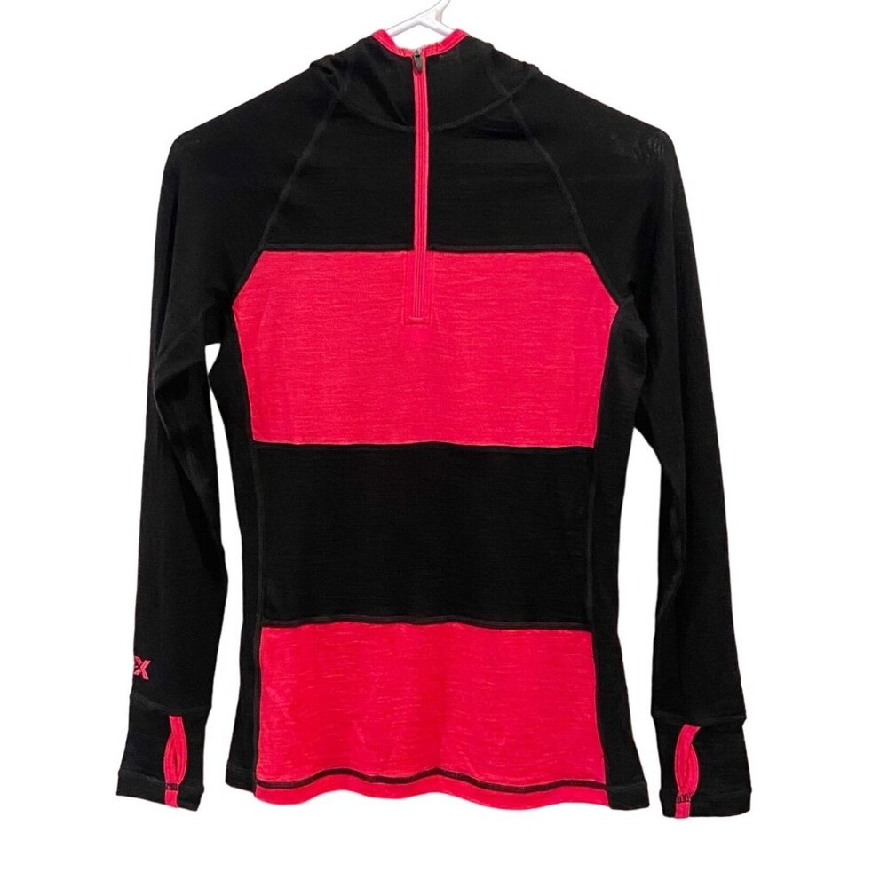 WOOLX Brooke 1/4 Zip Merino Hoodie Size XS